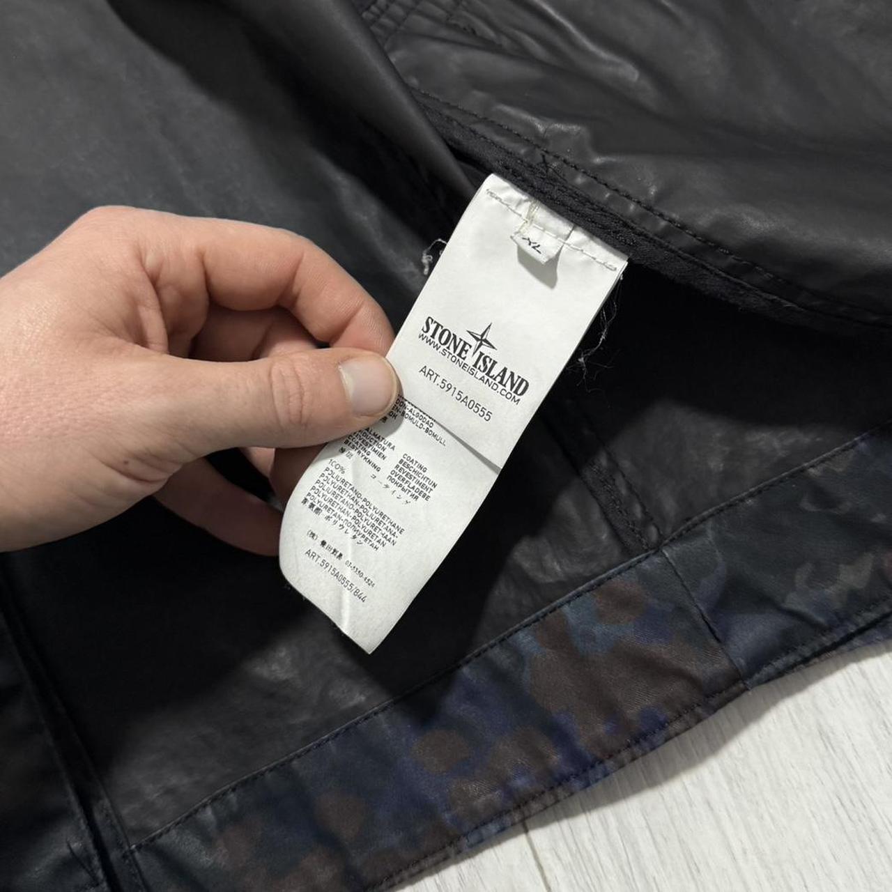 Stone Island Raso Gommato Camo Print Jacket | XL, Camo