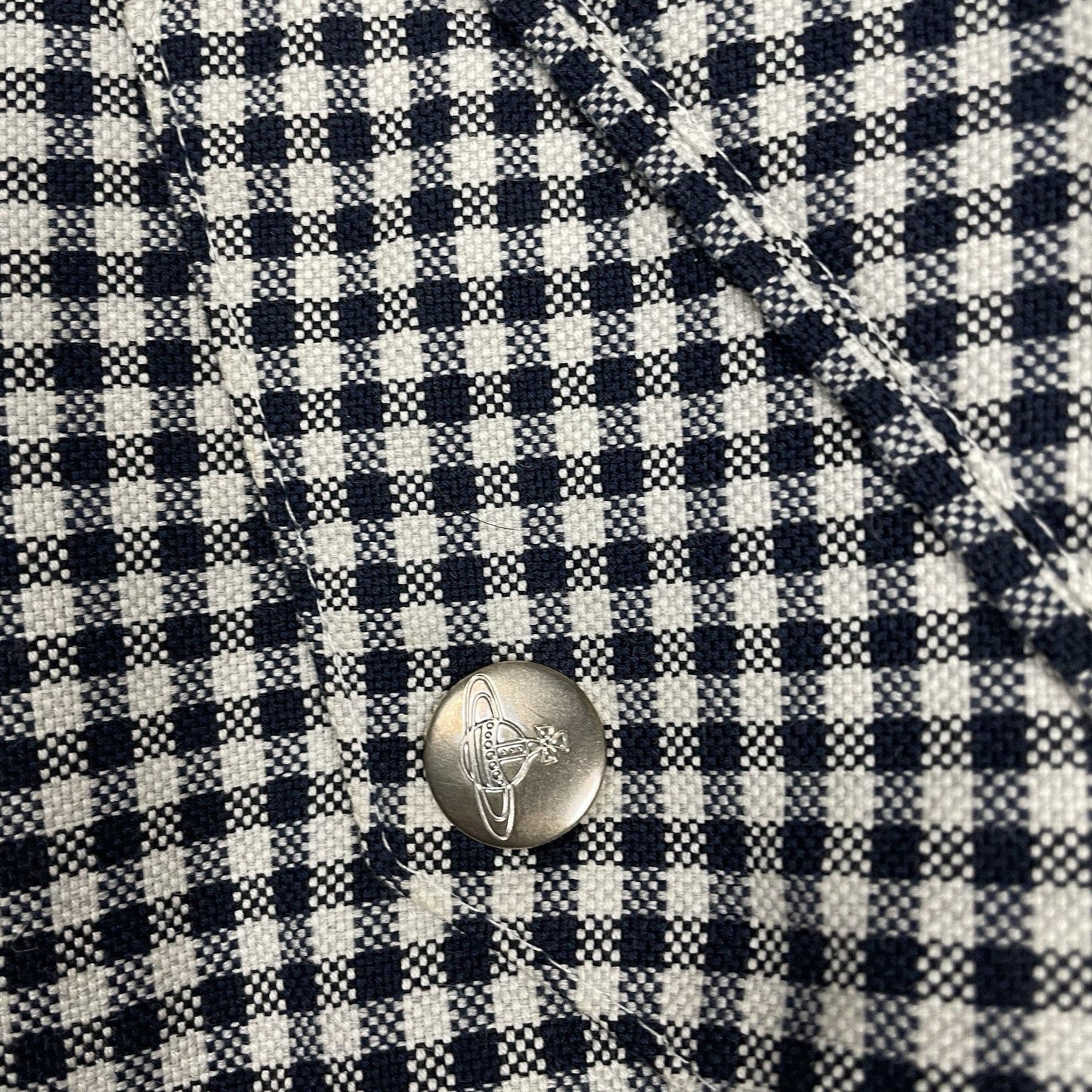 Vivienne Westwood Gingham Check Bomber Jacket, Size Medium | O/S, Multicoloured