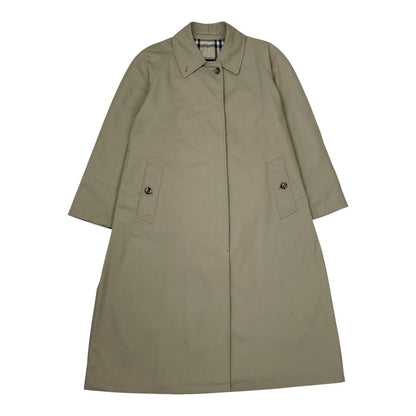 Burberry Nova Check Trench Coat, Size 12 Reg | O/S, Beige