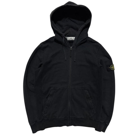Stone Island Black Full Zip Hoodie
