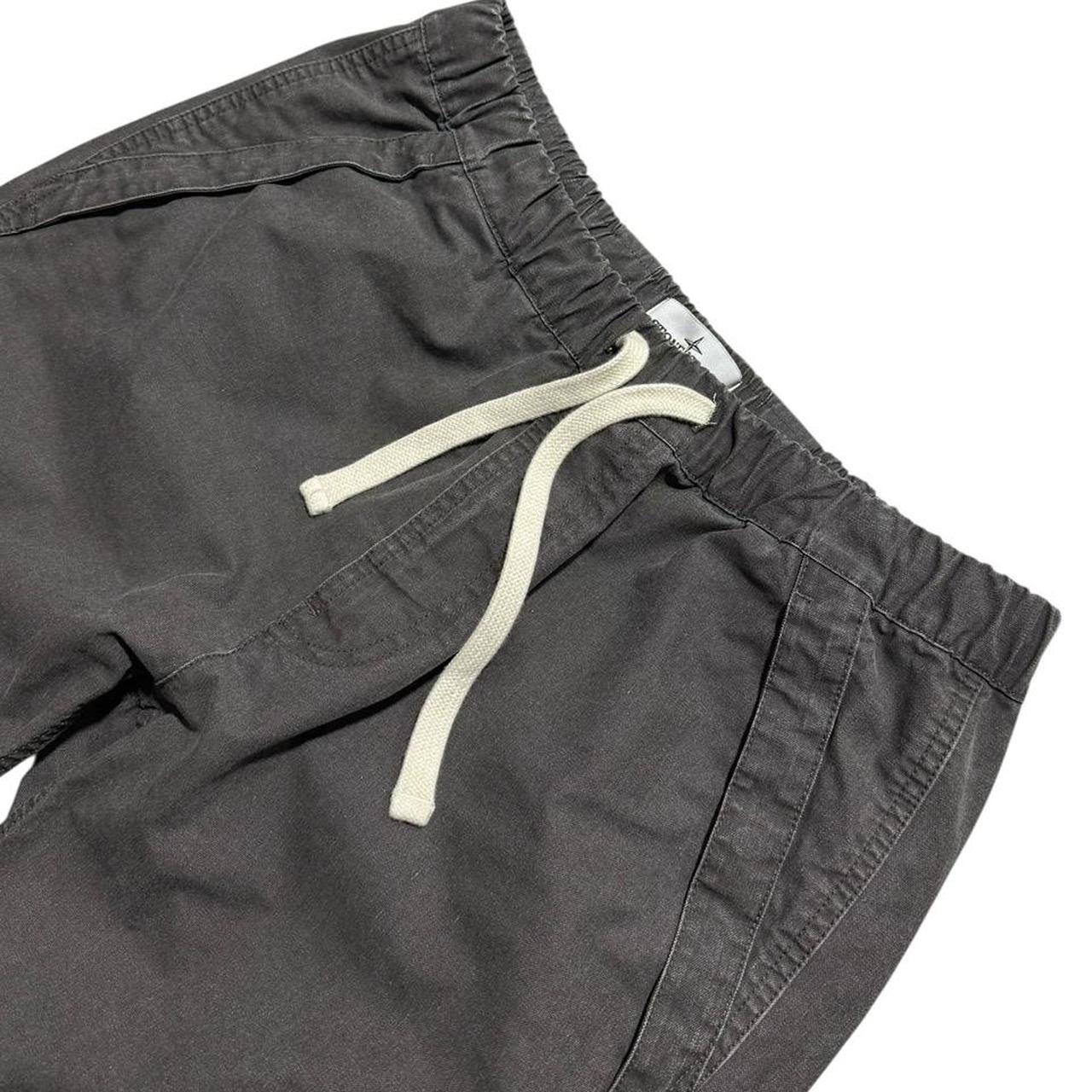 Stone Island Panama Recycled Cargo Trousers | W33, Charcoal