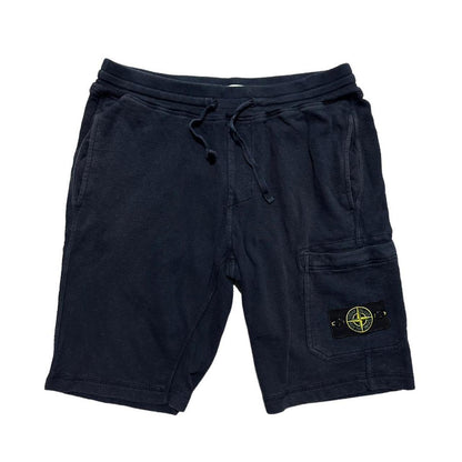 Stone Island Navy Cotton Shorts