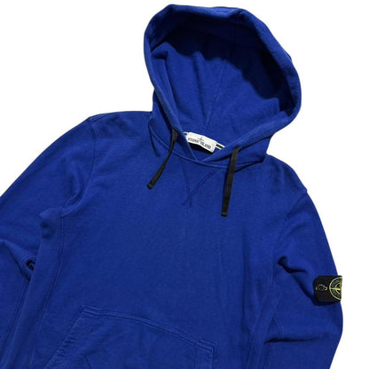 Stone Island Blue Pullover Hoodie