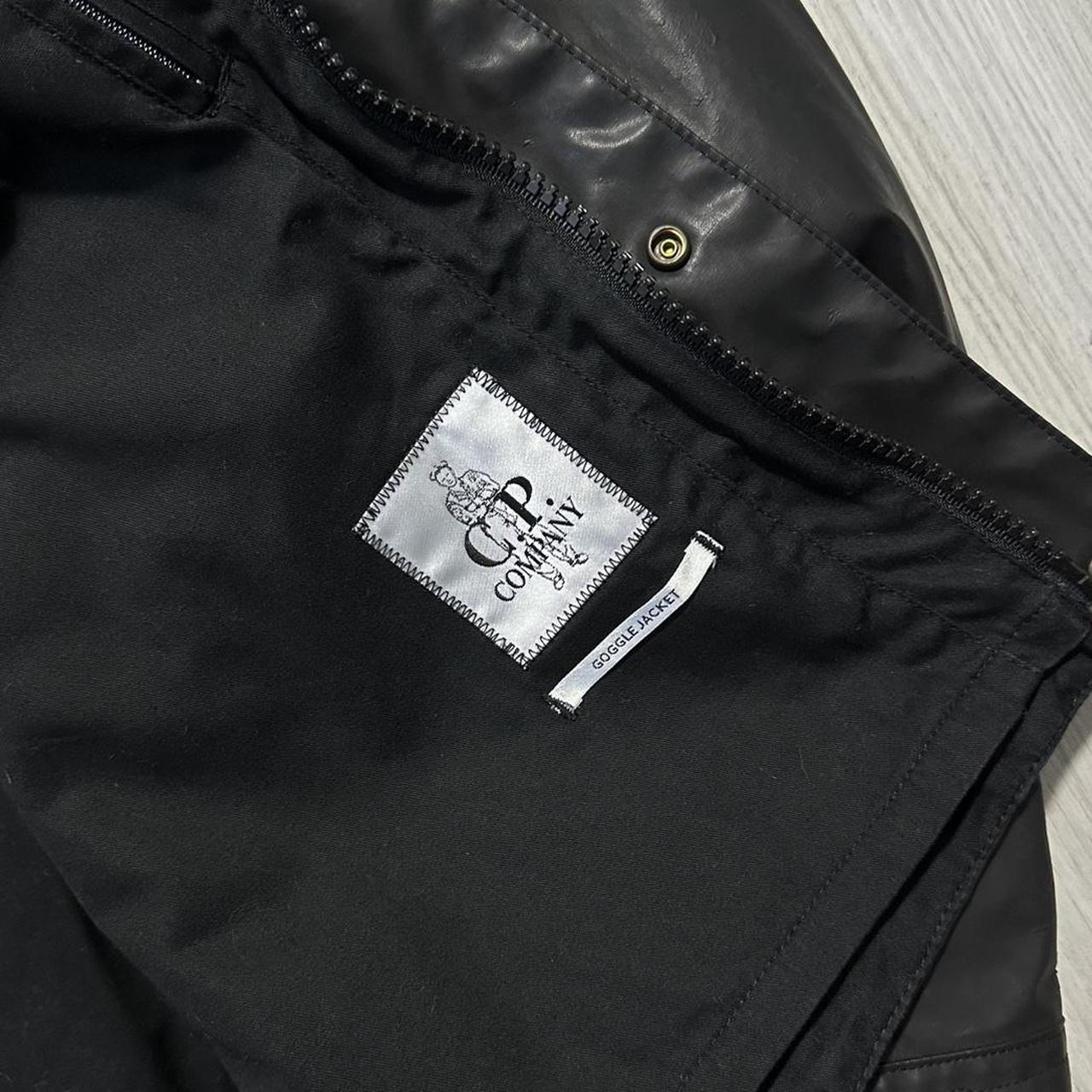 CP Company PVC Black Leather Jacket