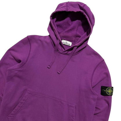 Stone Island Purple Pullover Hoodie