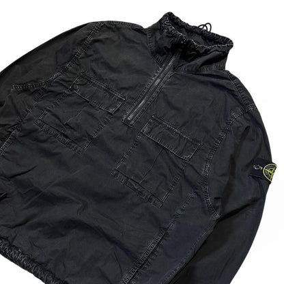 Stone Island Black Washed Smock Jacket