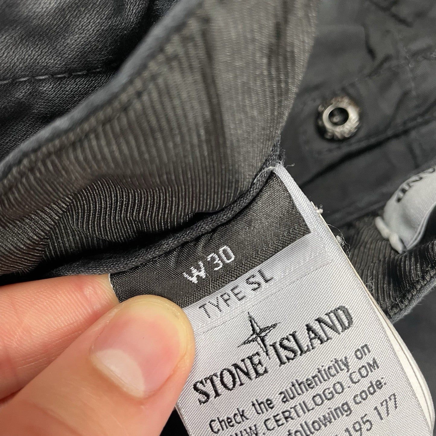 Stone Island Cargo Shorts, Size 30 | O/S, Black