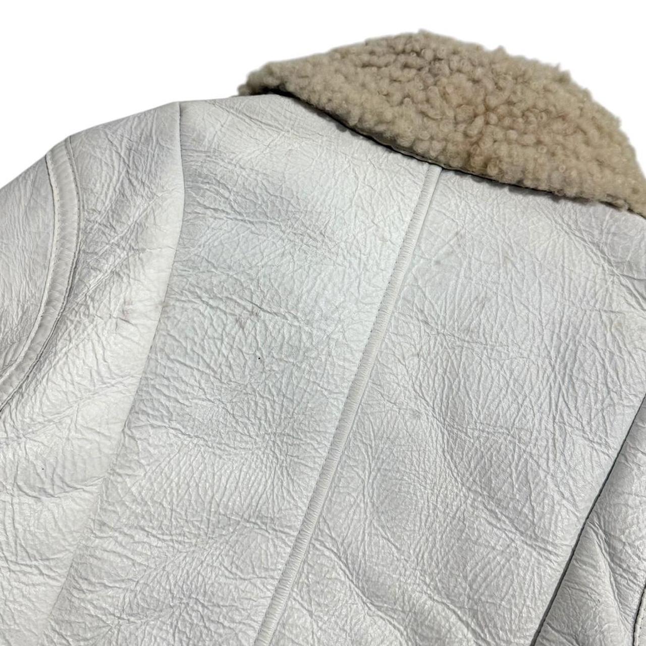 Stone Island Sherling Leather Jacket