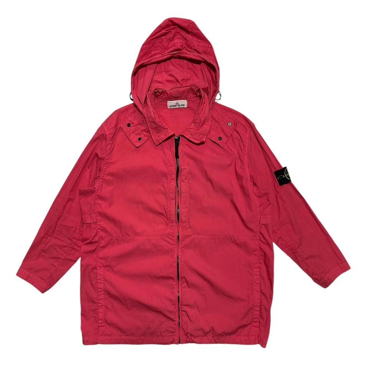 Stone Island Pink Hooded Overshirt