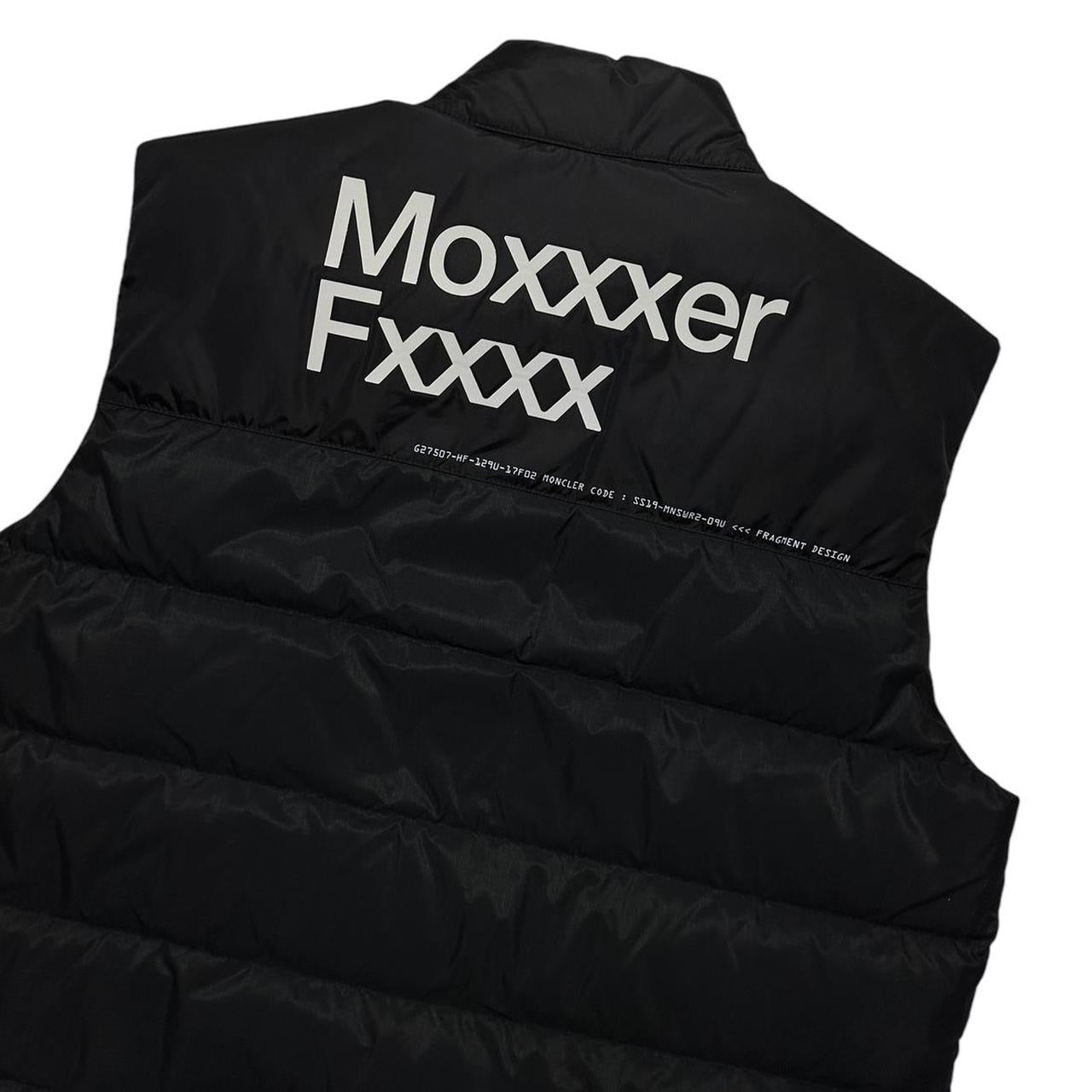 Moncler Fragment Gemoa Black Down Gilet