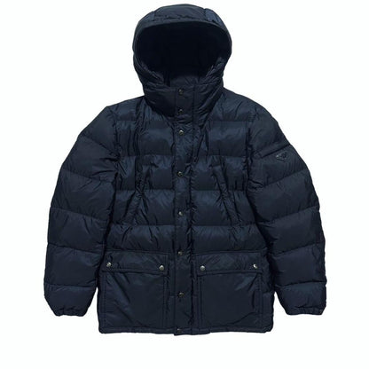 Prada Navy Down Puffer Jacket