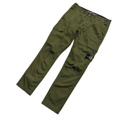 Stone Island Green Cargo Trousers