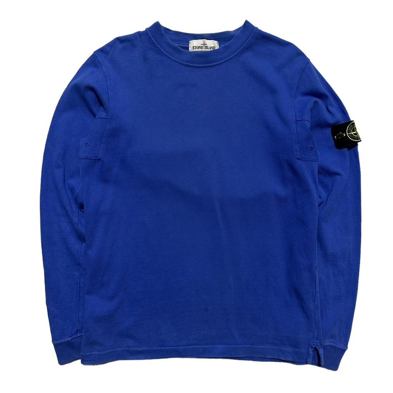 Stone Island Blue Pullover Crewneck - Known Source