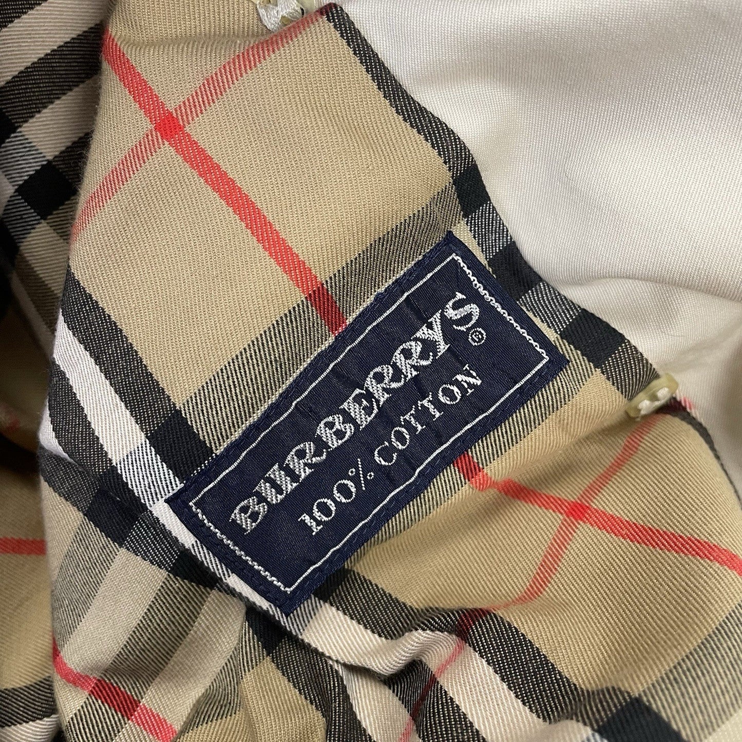 Burberry Nova Check Trench Coat, Size UK 8 Petite | O/S, Beige