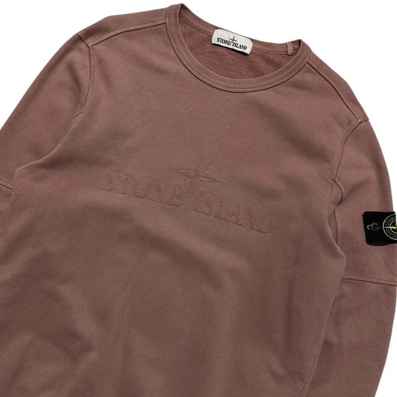 Stone Island Front Logo Pullover Crewneck