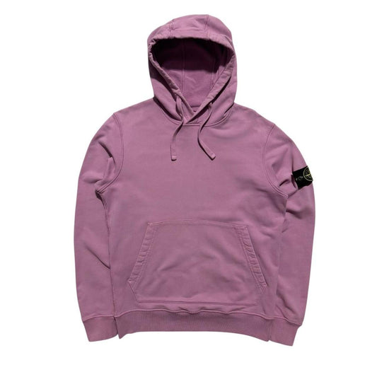 Stone Island Pink Pullover Hoodie
