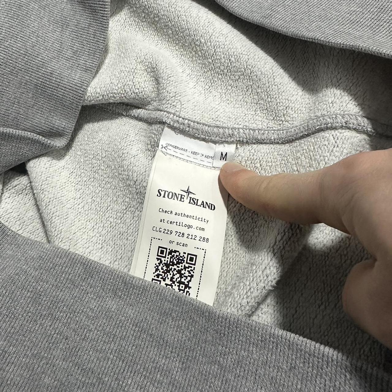 Stone Island Grey Pullover Crewneck