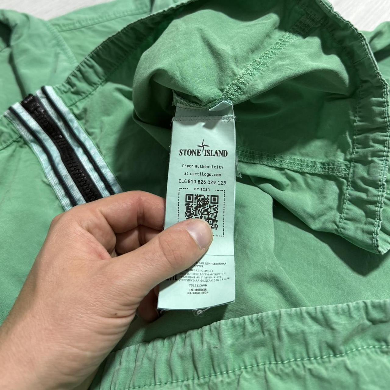 Stone Island Green Double Pocket Overshirt | XXXL, Green