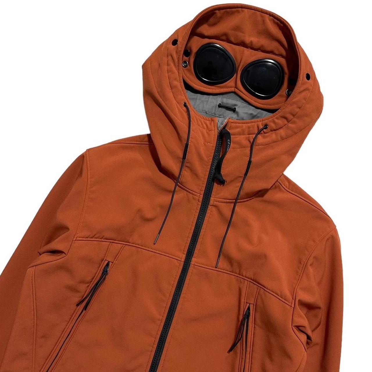 CP Company Orange Soft Shell Goggle Jacket - Known Source