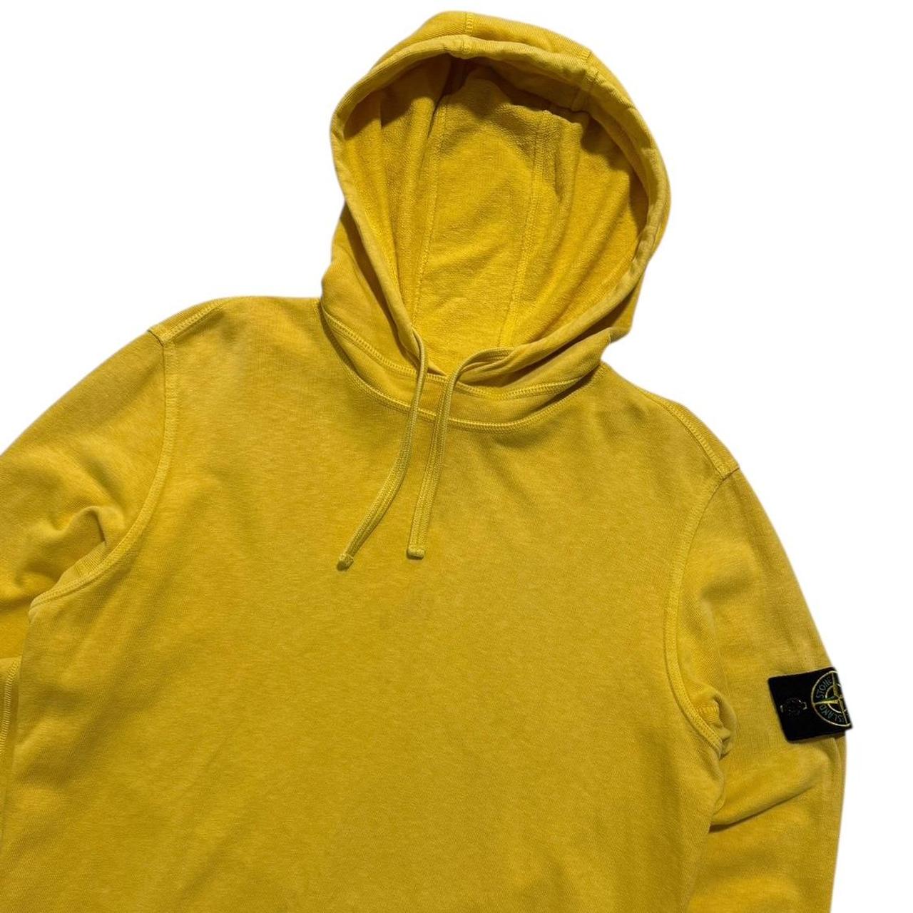 Stone Island Yellow Pullover Hoodie
