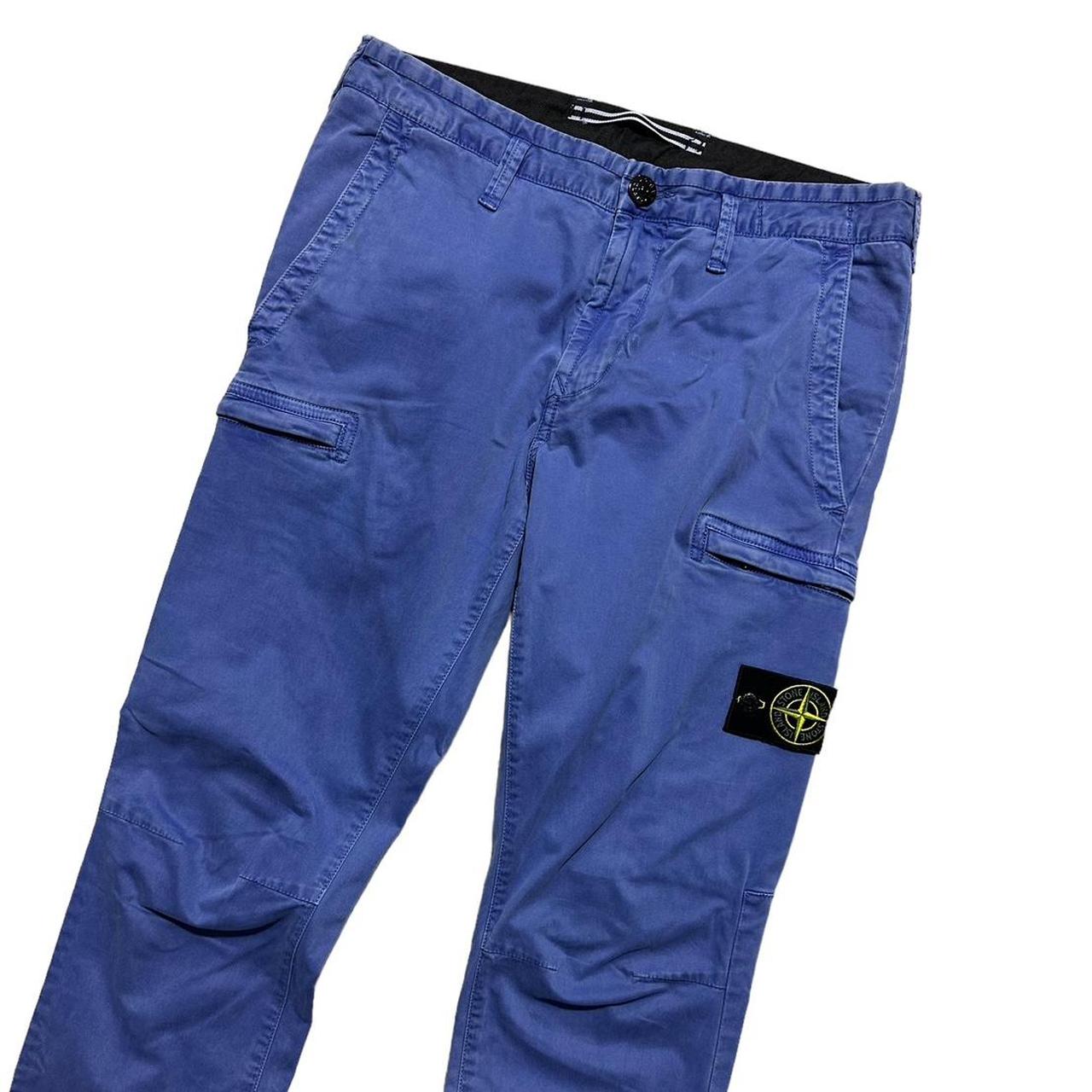 Stone Island Blue Combat Cargos