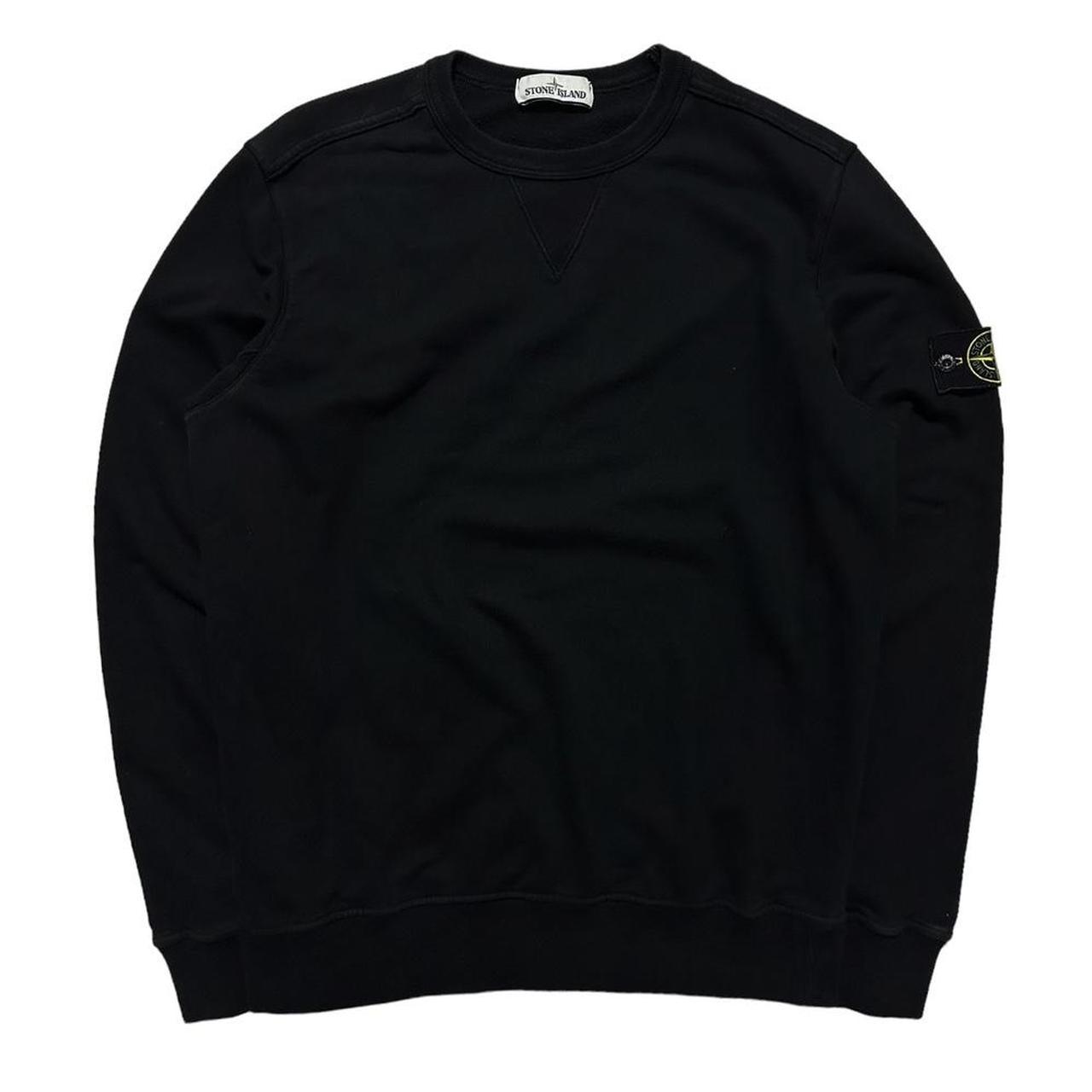 Stone Island Black Pullover Crewneck - Known Source