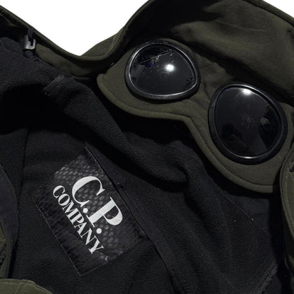 CP Company Khaki Soft Shell Goggle Jacket