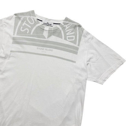 Stone Island Print T-Shirt | XXL, White