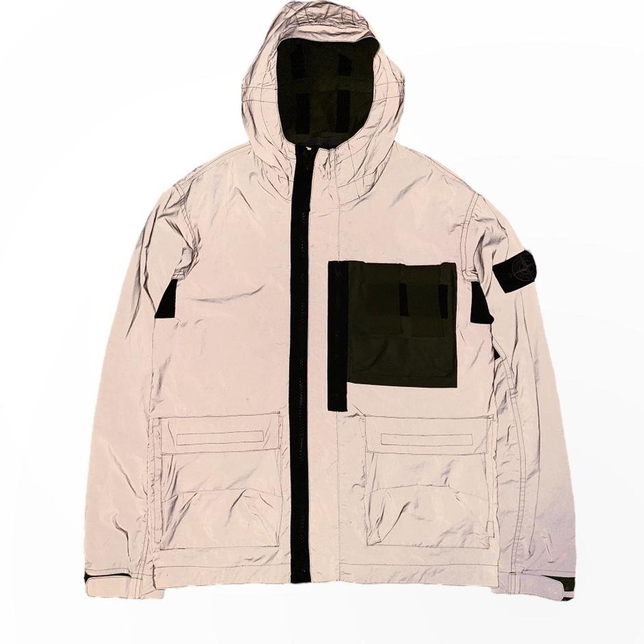 Stone Island Plated Reflective Mussola Gommata Jacket