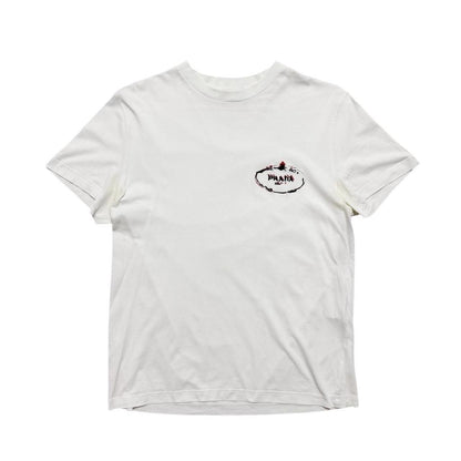 Prada Side Logo T-Shirt | Large, Yellow