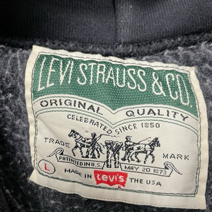 Vintage Levi's Sleeveless Hoodie, Size Large | O/S, Black
