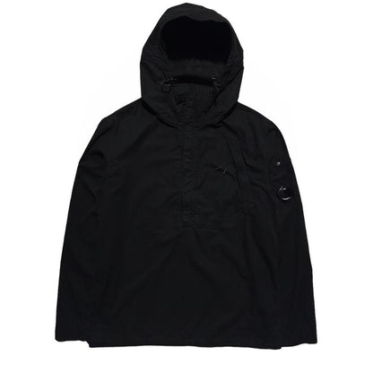 CP Company Black Canvas Zip Down Jacket - Known Source