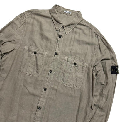 Stone Island Thin Cotton Shirt