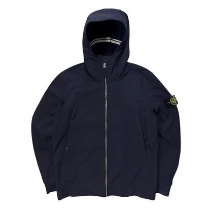 Stone Island Navy Soft Shell-R Jacket