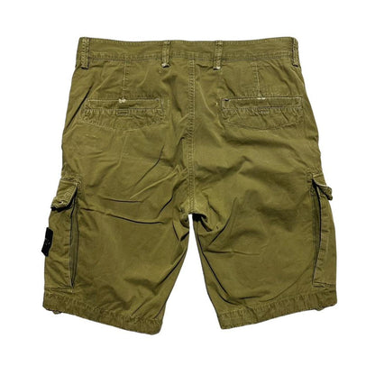 Stone Island Canvas Cargo Shorts