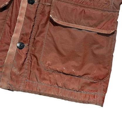 Stone Island Liquid Reflective Jacket | Large, Rust