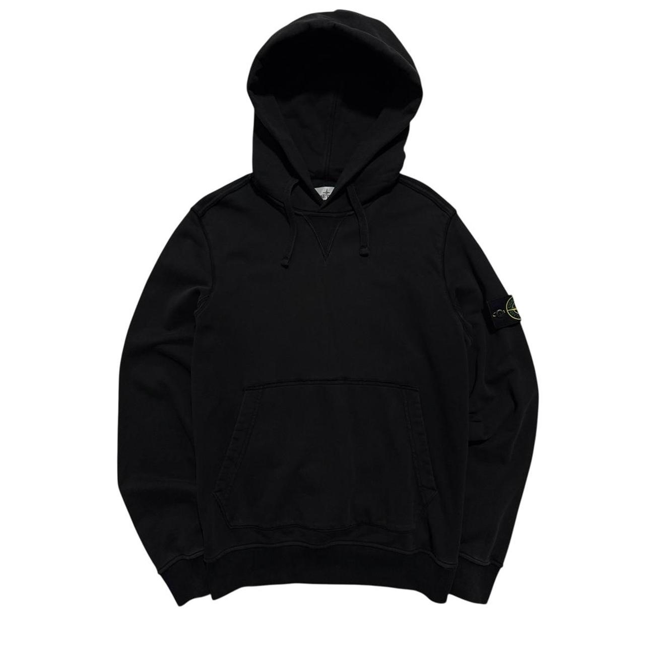 Stone Island Black Pullover Hoodie