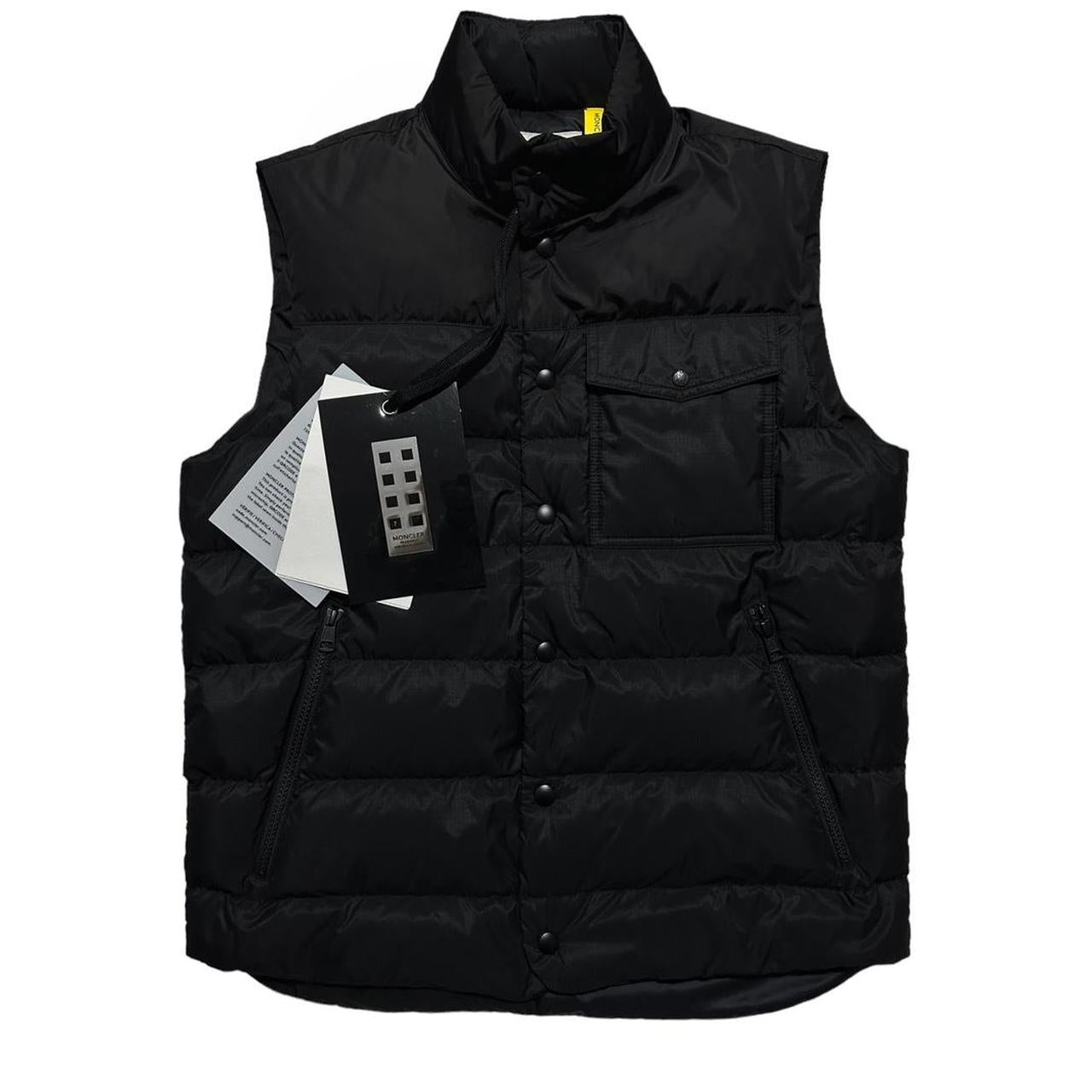 Moncler Fragment Gemoa Black Down Gilet