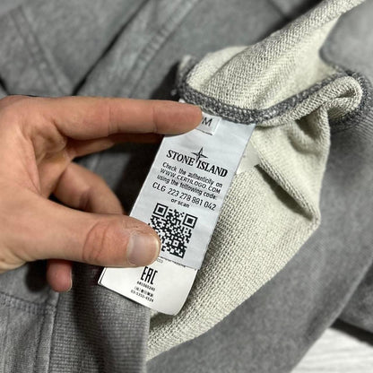 Stone Island Grey Full Zip Hoodie - Known Source