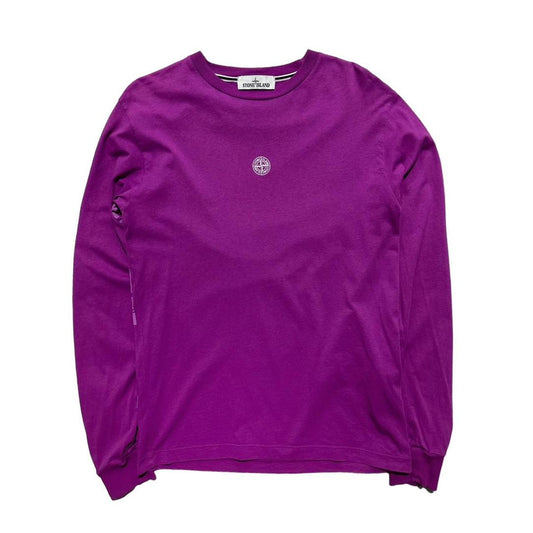 Stone Island Purple Long Sleeve Top