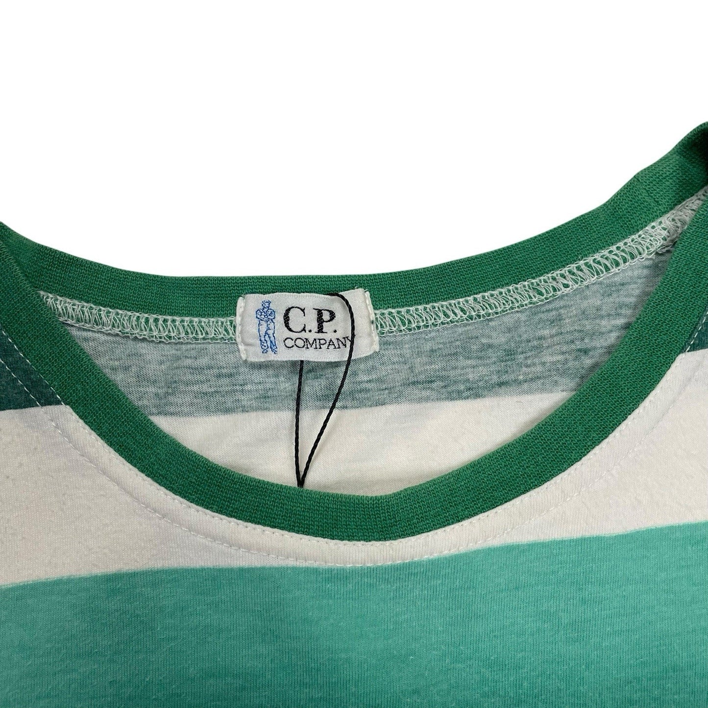 Vintage C.P. Company Striped T-Shirt, Size Small | O/S, Multicoloured