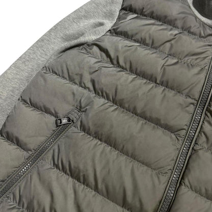 Moncler Maglia Down Cardigan Jacket | Large, Grey