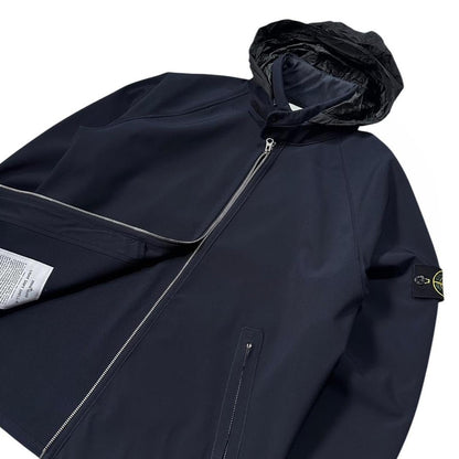 Stone Island Navy Soft Shell Jacket