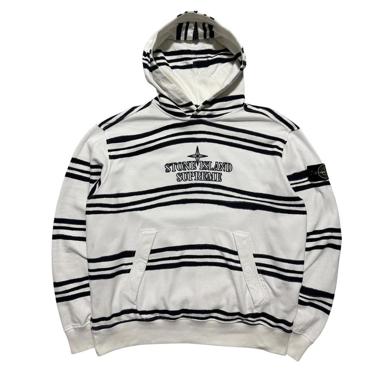 Stone Island Supreme Warp Pullover Hoodie