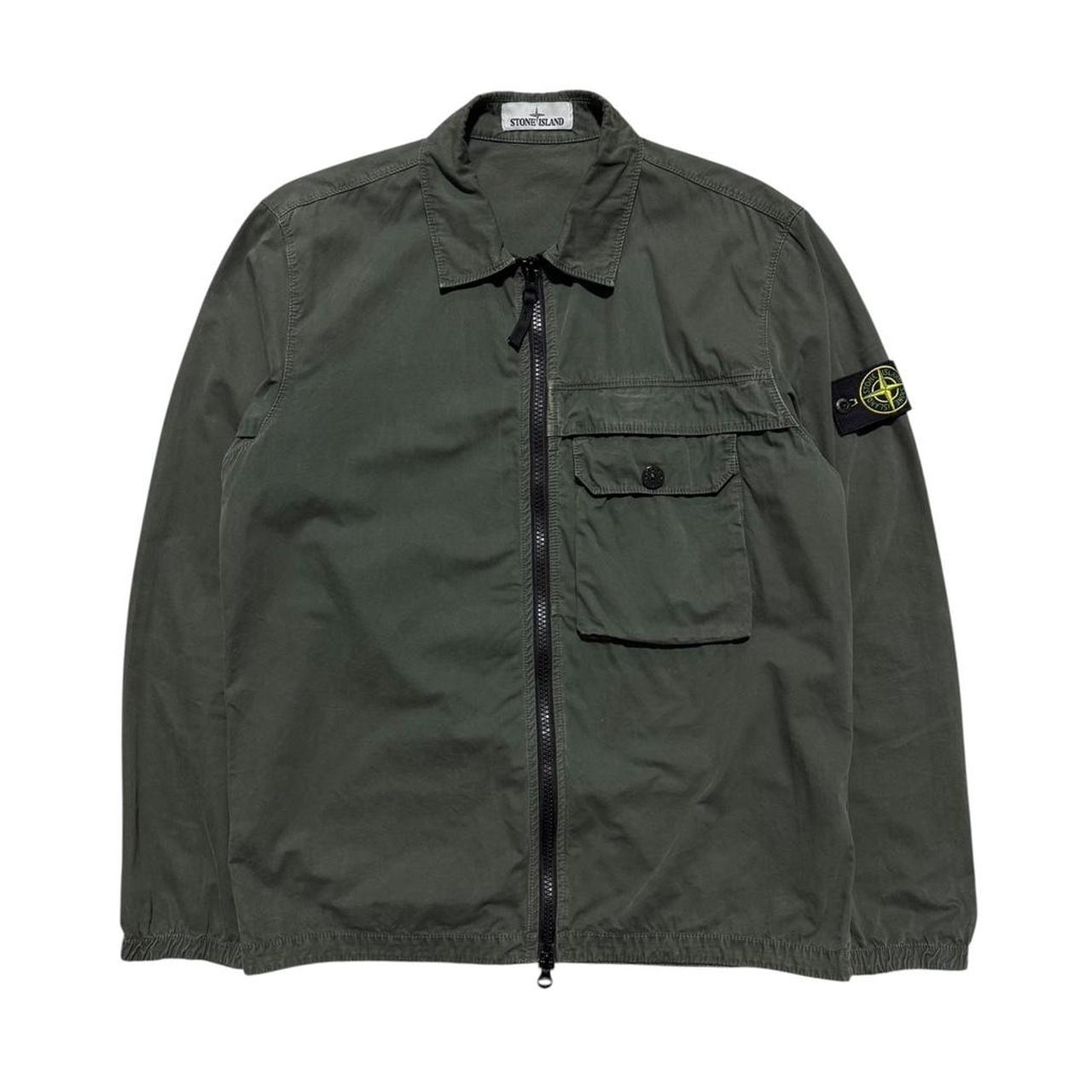 Stone Island Green Overshirt