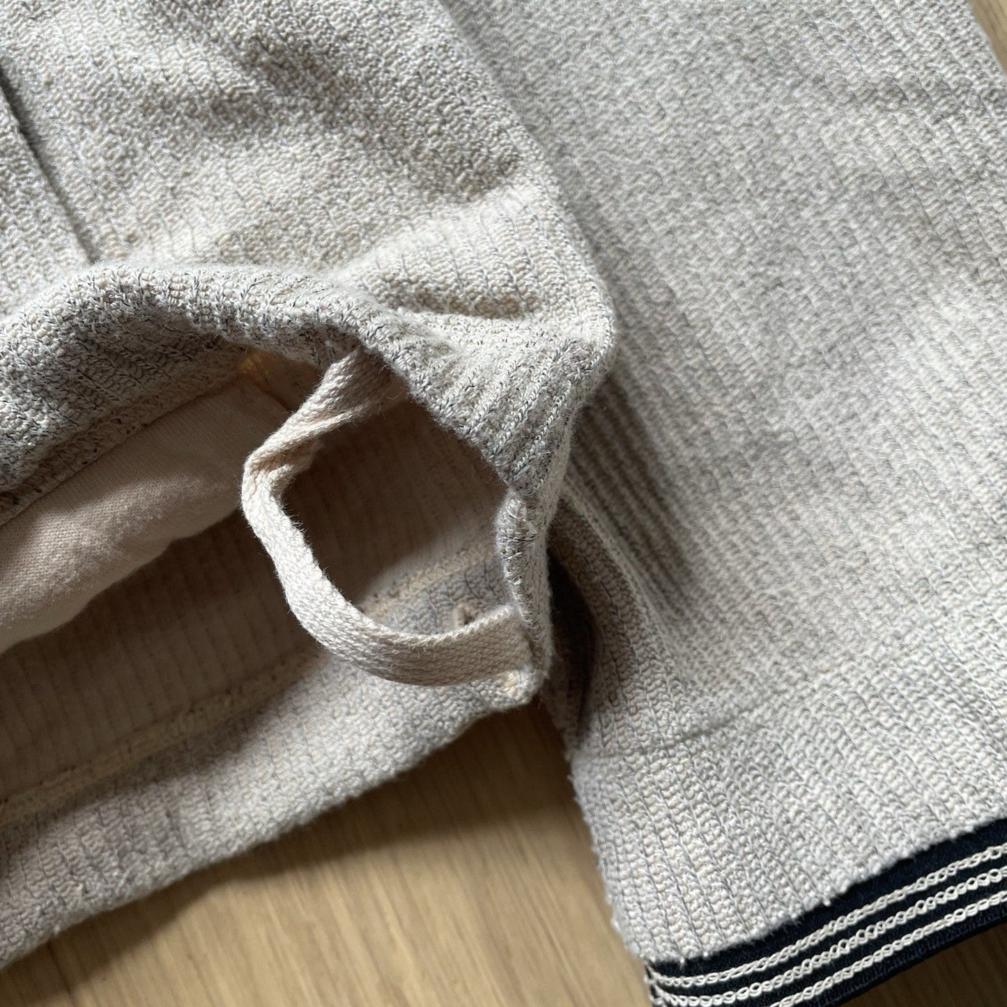 Vintage Stone Island Knit Hoodie, Size Large | O/S, Beige