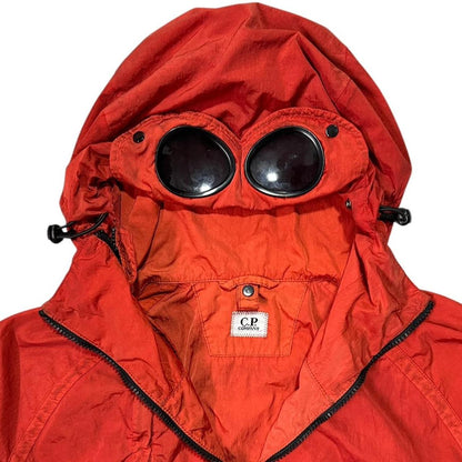 CP Company Red Nylon Chrome Goggle Jacket