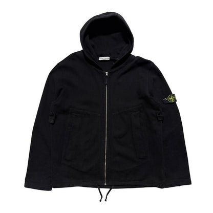 Stone Island Fleece Lined Full Zip Hoodie