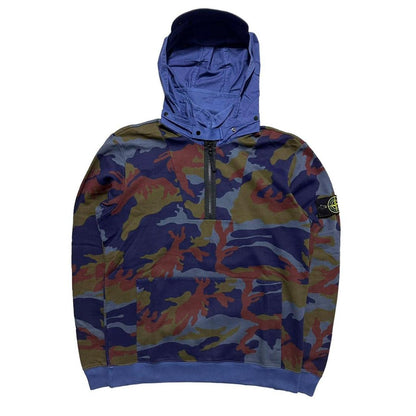 Stone Island Camo Quarter Zip