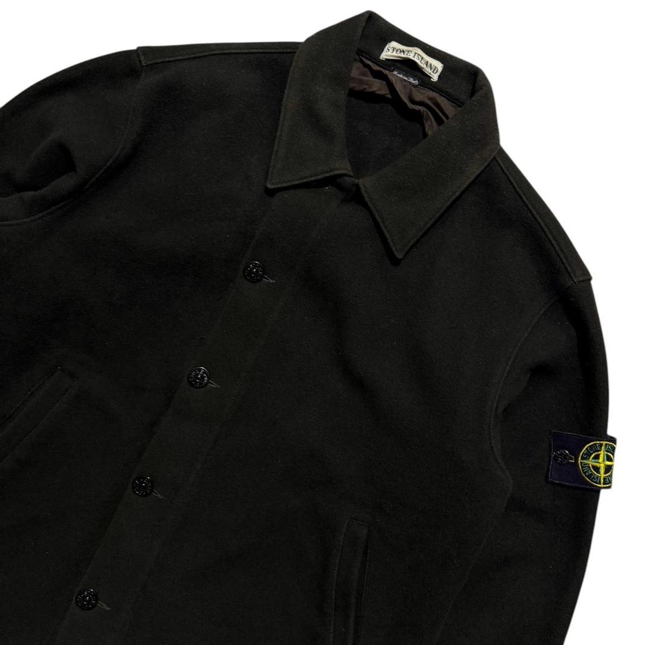 Stone Island Brown Wool Jacket